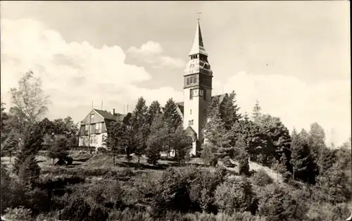 Ak Tannenbergsthal im Vogtland, Kirche