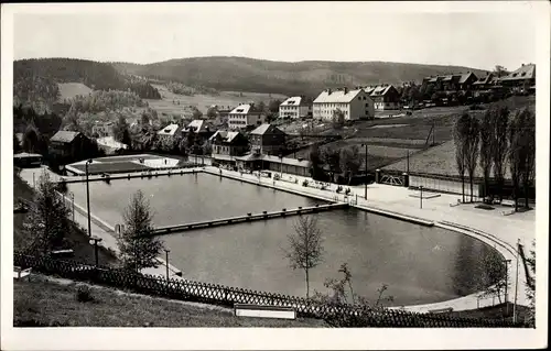 Ak Klingenthal im Vogtland Sachsen, Stadtbad Dürrenbach