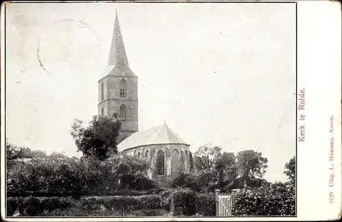 Ak Rolde Drenthe Niederlande, Kerk