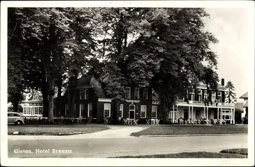 Ak Gieten Drenthe Niederlande, Hotel Braams