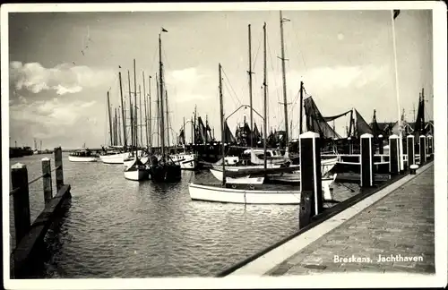 Ak Breskens Sluis Zeeland Niederlande, Jachthaven