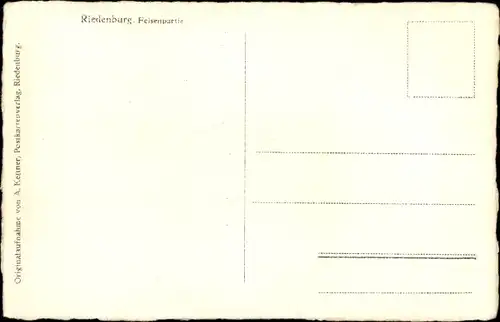 Ak Riedenburg in Niederbayern, Felsenpartie, Gipfelkreuz