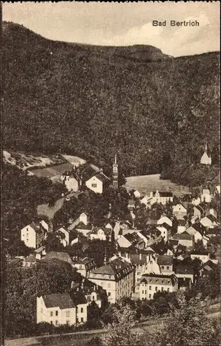 Ak Bad Bertrich in der Eifel, Stadtpanorama, Glockenturm