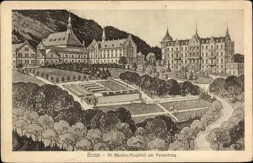 Ak Venusberg Bonn am Rhein, St. Marien-Hospital