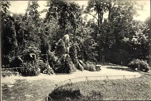 Ak Bad Oldesloe in Schleswig Holstein, Partie beim Kaiser Wilhelm Denkmal