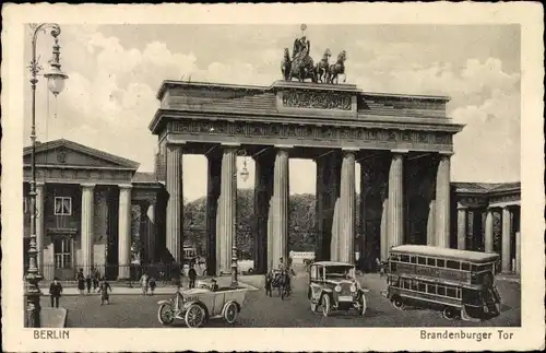 Ak Berlin Mitte, Brandenburger Tor