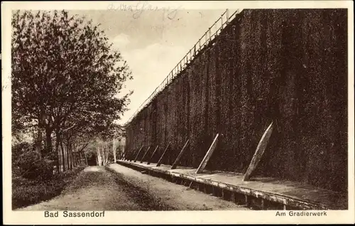 Ak Bad Sassendorf im Kreis Soest, Am Gradierwerk