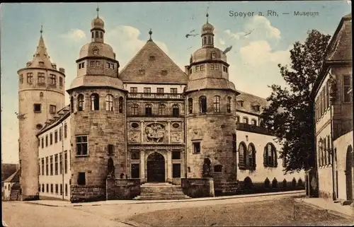 Ak Speyer am Rhein, Museum