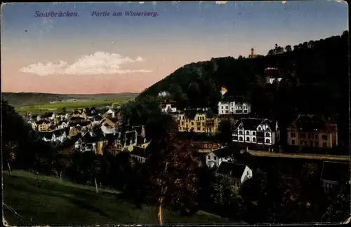 Ak Saarbrücken im Saarland, Partie am Winterberg