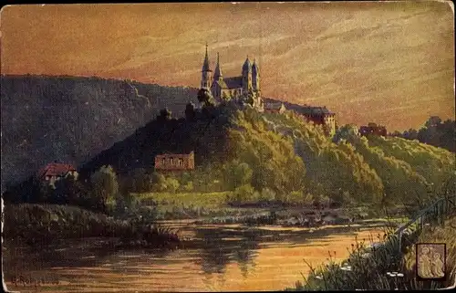 Künstler Ak Rothgeb, Obernhof an der Lahn, Kloster Arnstein