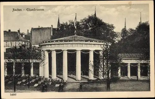 Ak Aachen in Nordrhein Westfalen, Elisenbrunnen