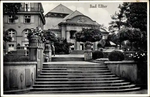 Ak Bad Elster im Vogtland, Kurgebäude, Treppe