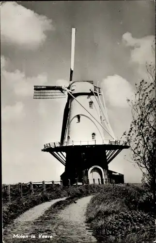 Ak Veere Zeeland Niederlande, Molen, Windmühle