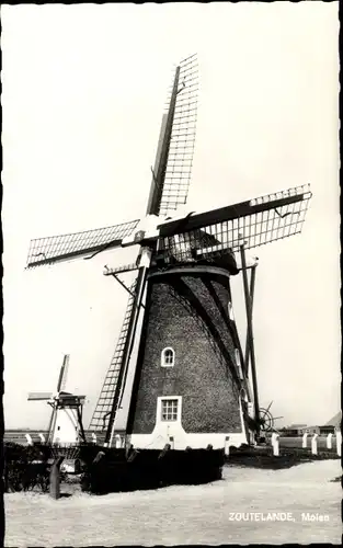 Ak Zoutelande Zeeland Niederlande, Windmühle, Molen