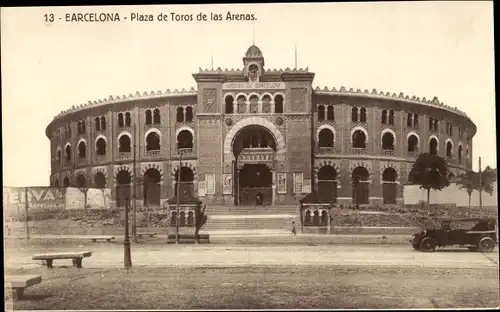 Ak Barcelona Katalonien Spanien, Plaza de Toros las Arenas