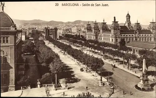 Ak Barcelona Katalonien Spanien, Salón de San Juan