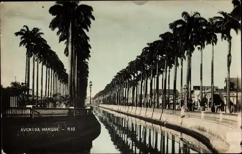 Ak Rio de Janeiro Brasilien, Avenida Mangue