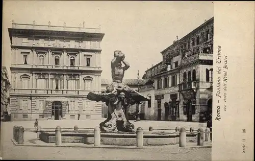 Ak Roma Rom Lazio, Fontana del Tritone