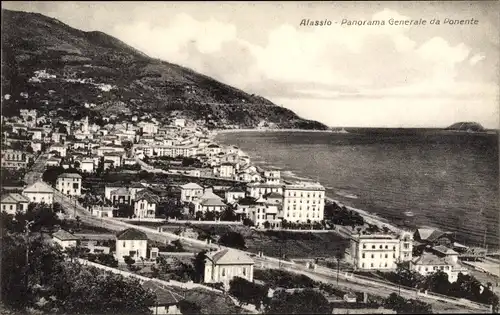 Ak Alassio Liguria, Panorama Generale da Ponente