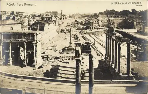 Ak Roma Rom Lazio, Foro Romano