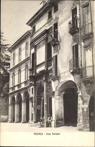 Ak Vicenza Veneto Venetien, Casa Palladino