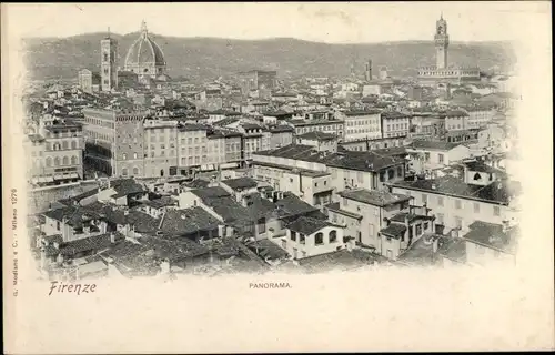 Ak Firenze Florenz Toscana, Panorama