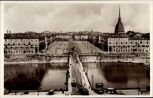 Ak Torino Turin Piemonte, Panorama e Mole Antonelliana