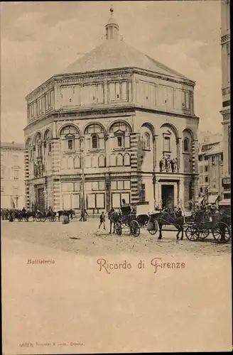 Ak Firenze Florenz Toscana, Battisterio