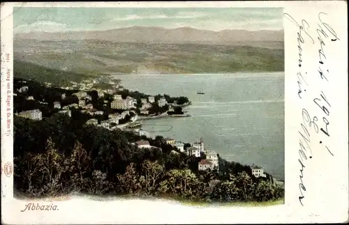 Ak Opatija Abbazia Kroatien, Panorama