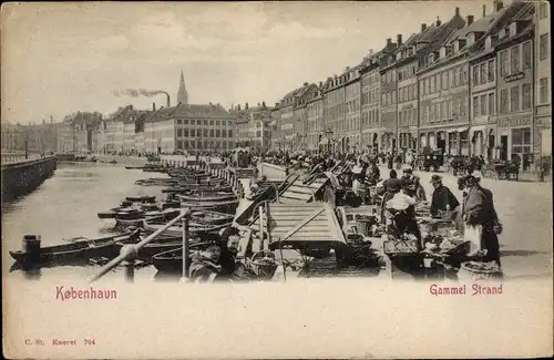Ak København Kopenhagen Dänemark, Gammel Strand