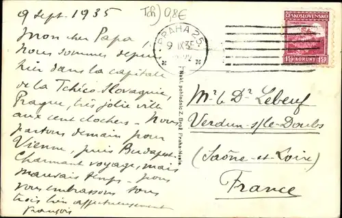 Ak Praha Prag Tschechien, Hradčany Hradschin, Karlsbrücke