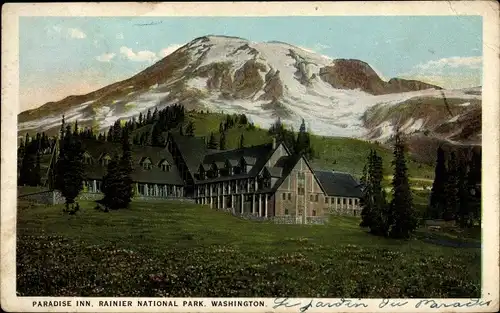 Ak Washington USA, Mount Rainier, National Park, Paradise Inn