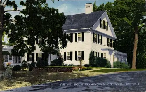 Ak Framingham Centre Massachusetts USA, The 1812 House