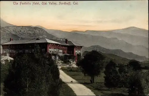Ak Kalifornien USA, The Foothills Hotel, Ojai Valley, Nordhoff