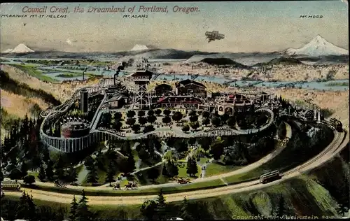 Ak Portland Oregon USA, Council Crest, Dreamland