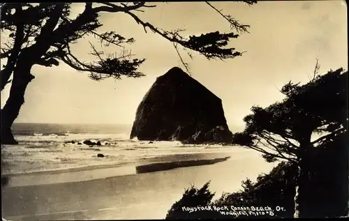 Ak Cannon Beach Oregon USA, Haystack Rock