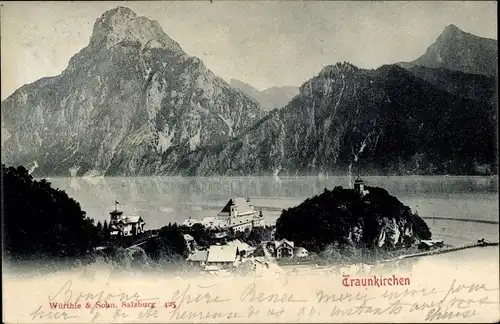 Ak Traunkirchen am Traunsee Oberösterreich, Gesamtansicht