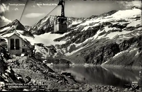 Ak Pinzgau in Salzburg, Enzingerboden, Weisssee, Bergstation