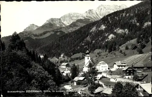 Ak Zederhaus in Salzburg, Teilansicht