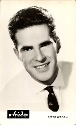 Ak Sänger Peter Wegen, Ariola Schallplatten, Portrait