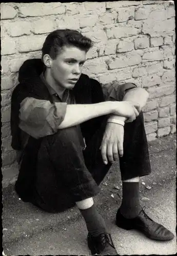 Ak Schauspieler und Sänger Peter Kraus, Portrait