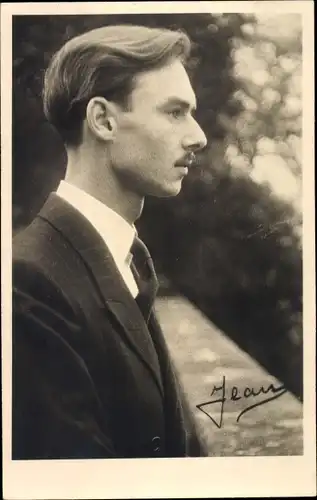 Foto Ak Großherzog Jean von Luxemburg, Portrait