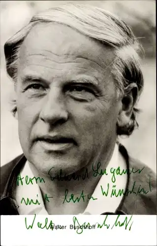 Ak Schauspieler Walter Buschhoff, Portrait, Autogramm