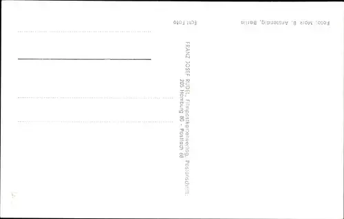 Ak Schauspieler Walter Buschhoff, Portrait, Autogramm