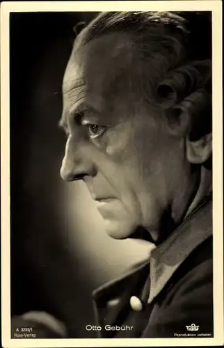 Ak Schauspieler Otto Gebühr, Portrait