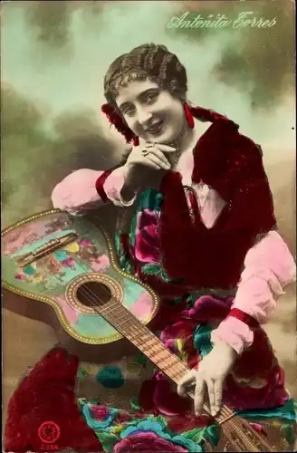 Ak Schauspielerin Antonita Torres, Portrait