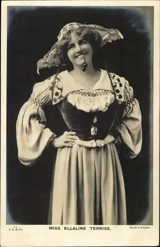Ak Schauspielerin Miss Ellaline Terriss, Portrait