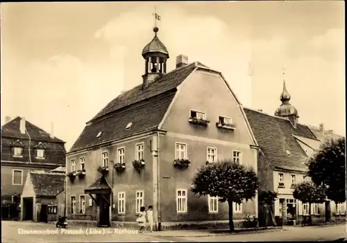 Ak Pretzsch an der Elbe Bad Schmiedeberg, Rathaus