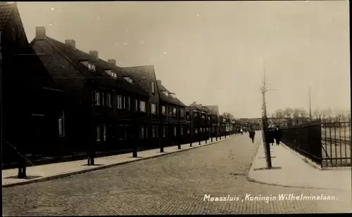Ak Maassluis Südholland, Koningin Wilhelminalaan