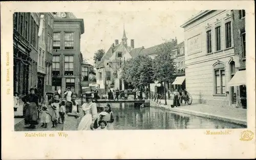 Ak Maassluis Südholland, Zuidvliet, Wip